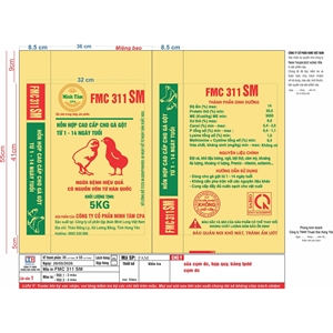 Hỗn hợp cao cấp cho gà gột từ 1 -14 ngày tuổi - FMC 311SM