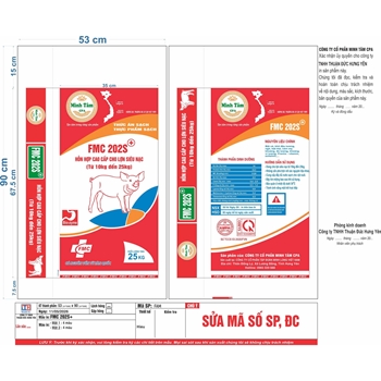 Hỗn hợp cho lợn siêu nạc từ 10kg đến 25kg - FMC 202S+