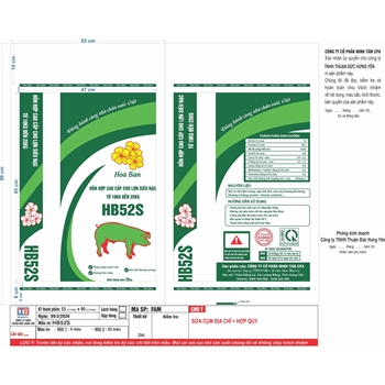 Hỗn hợp cho lợn siêu nạc từ 10kg đến 25kg - HB52S