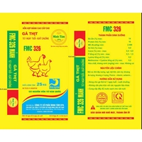 Hỗn hợp mảnh cao cấp cho gà thịt từ 1 ngày tuổi - xuất chuồng - FMC 326 Mảnh