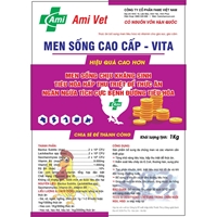 Thức ăn bổ sung men tiêu hóa và vitamin MEN SỐNG CAO CẤP - VITA