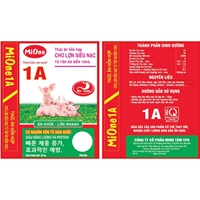 Thức ăn hỗn hợp cao cấp cho lợn siêu nạc từ tập ăn đến 15kg- Mione 1A