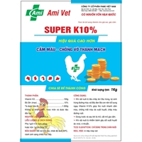 Thuốc cầm máu, chống vỡ thành mạch Super K10%